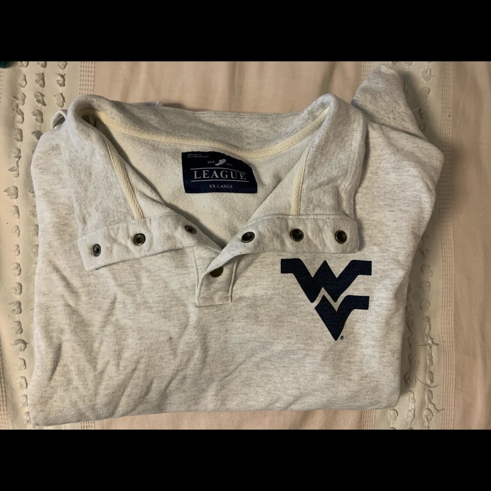 XXL WVU Quarter Button